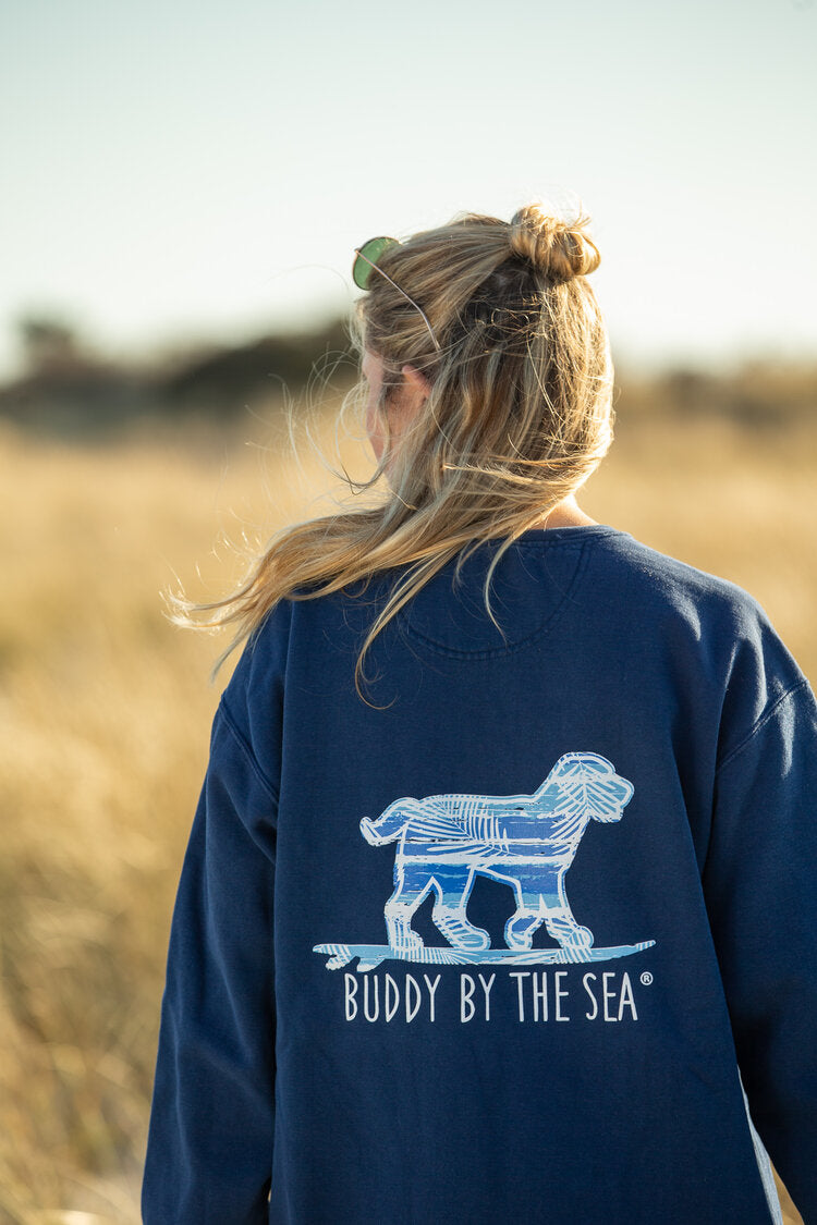 Buddy By the Sea Denim Paradise Sweatshirt