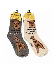 Foozys Socks-Airedale Terrier