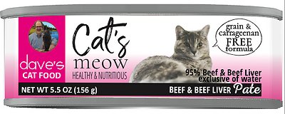 Dave's Pet Food 95% Liver Pate Cat Food