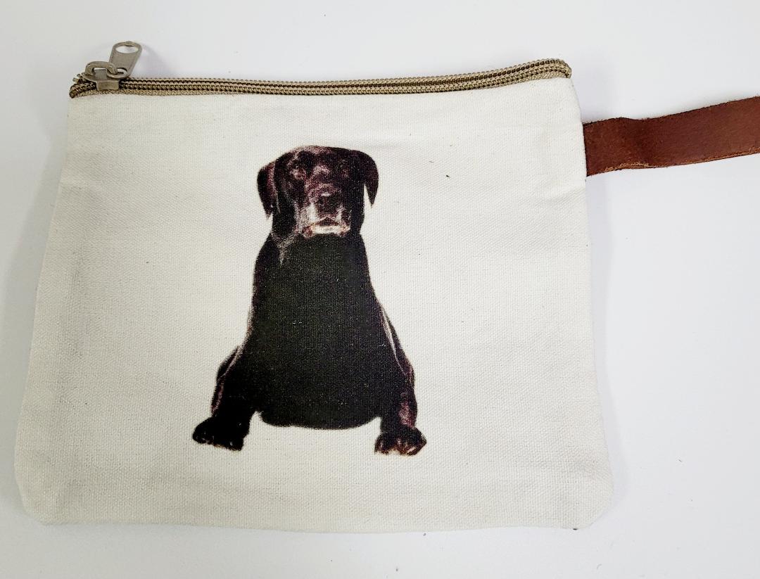 Canvas Dog Make Up Bag