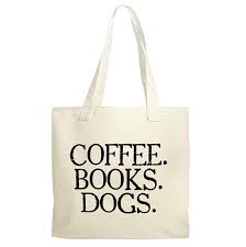 Coffee Books Dogs Tote Bag