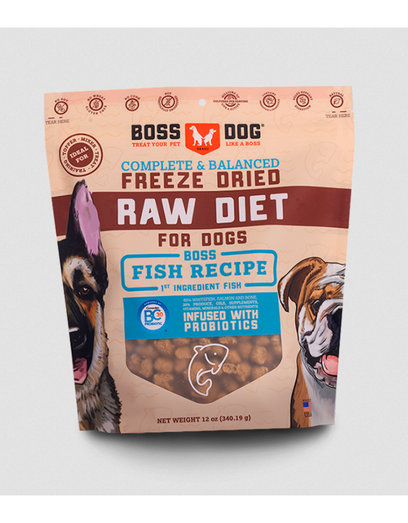 Boss Dog Freeze-Dried Complete Diet Dog Food-Fish