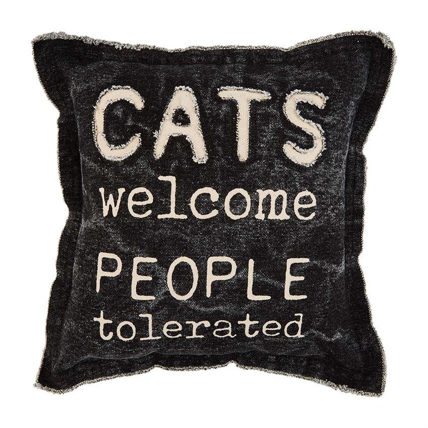 Cats Welcome Pillow