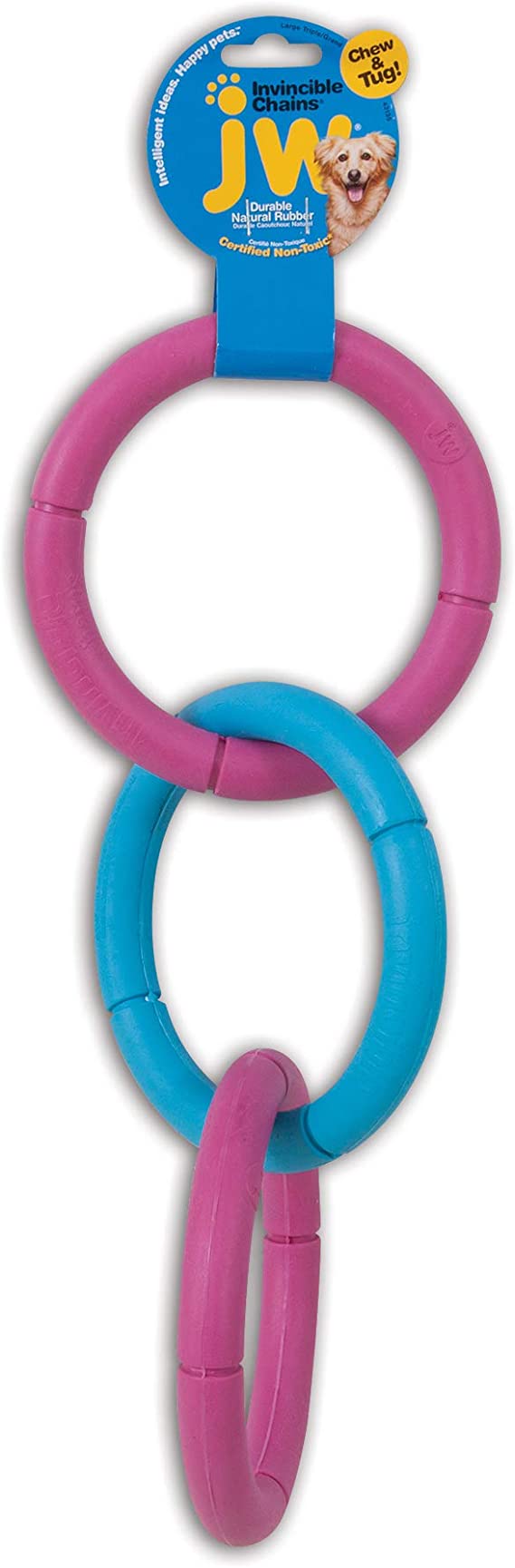 JW Pet Invincible Chain Dog Toy