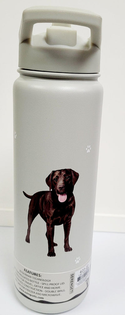 Ultimate Pet Lover Water Bottle - Labrador Chocolate