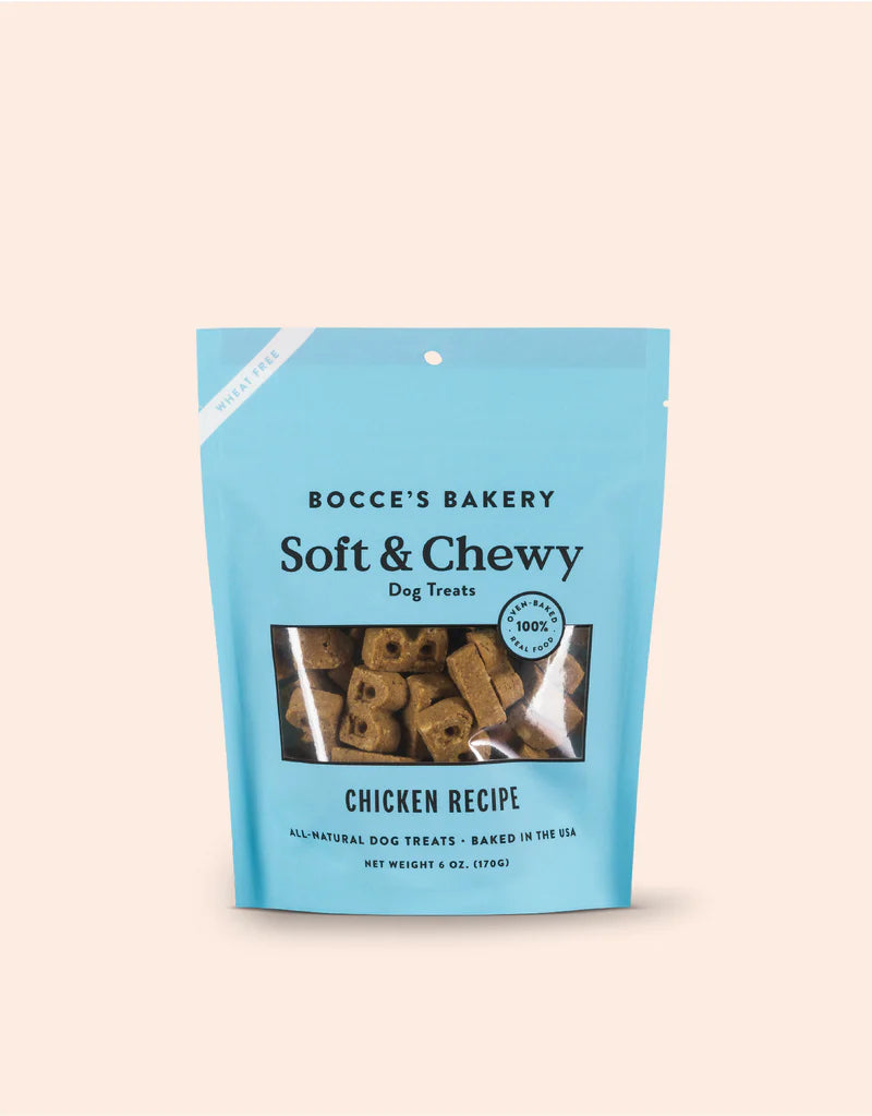 Bocce's Bakery Soft & Chewy Treats-Chicken Recipe