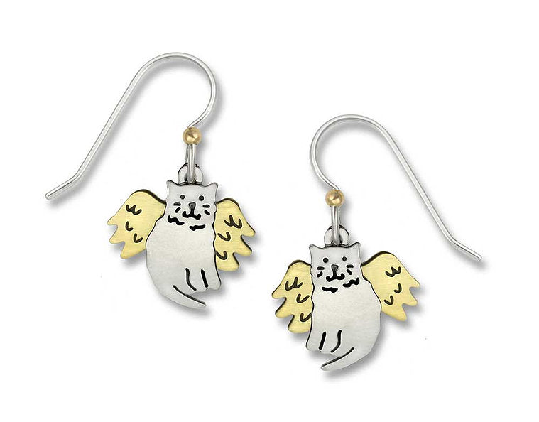 Angel Cat Earrings