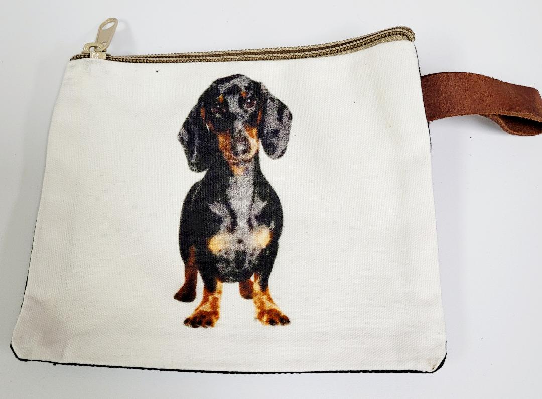 Canvas Dog Make Up Bag