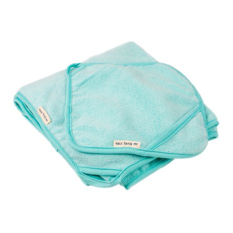 Bath Towel & Detailing Cloth Set Aqua