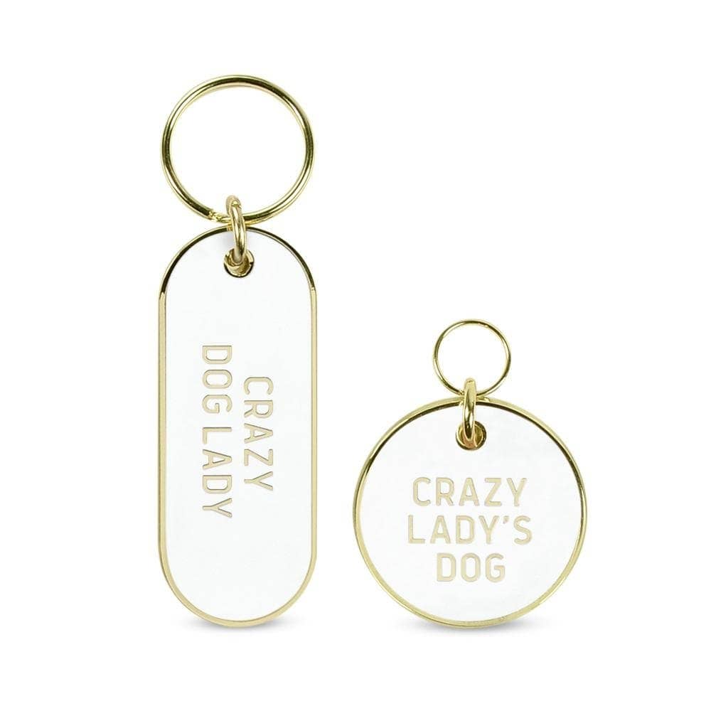 Howligans - Keychain Set - Crazy Dog Lady / Crazy Lady's Dog