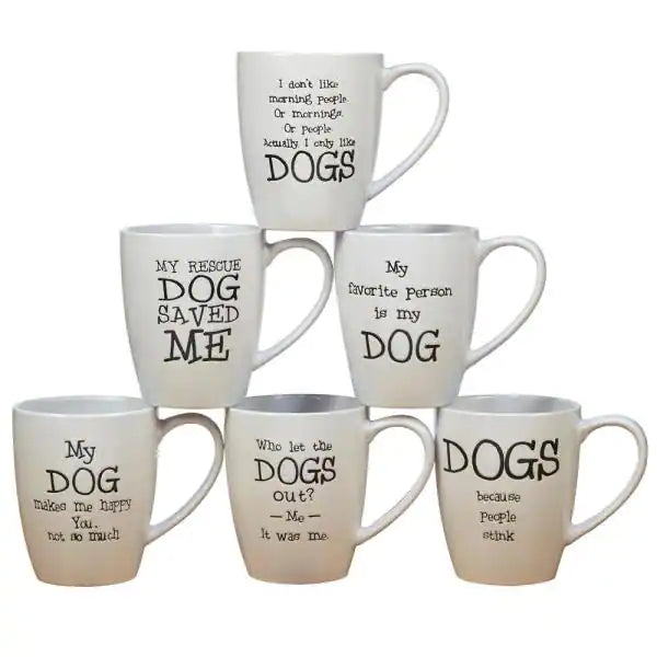Dog Daze 22oz Stoneware Mug