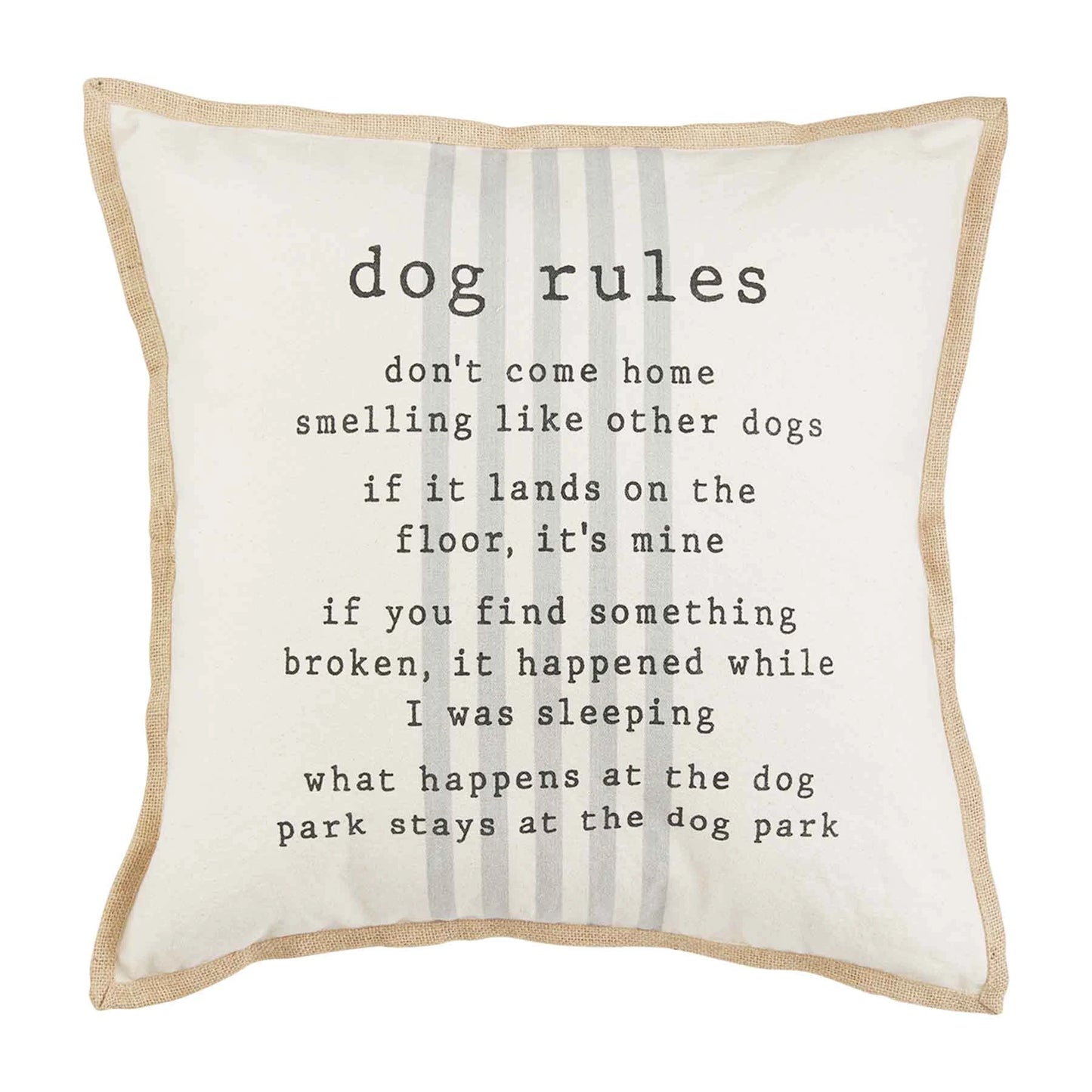 Dog Rules Pillow