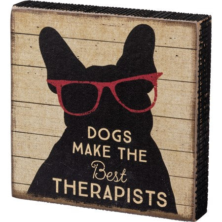 Block Sign - Dog Therapist