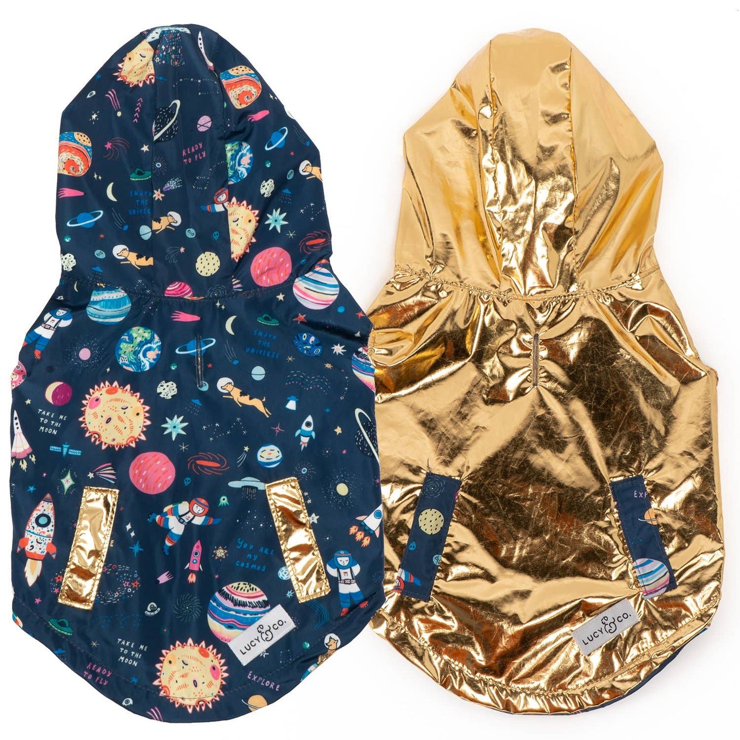 The Outta this World Reversible Raincoat - XXL