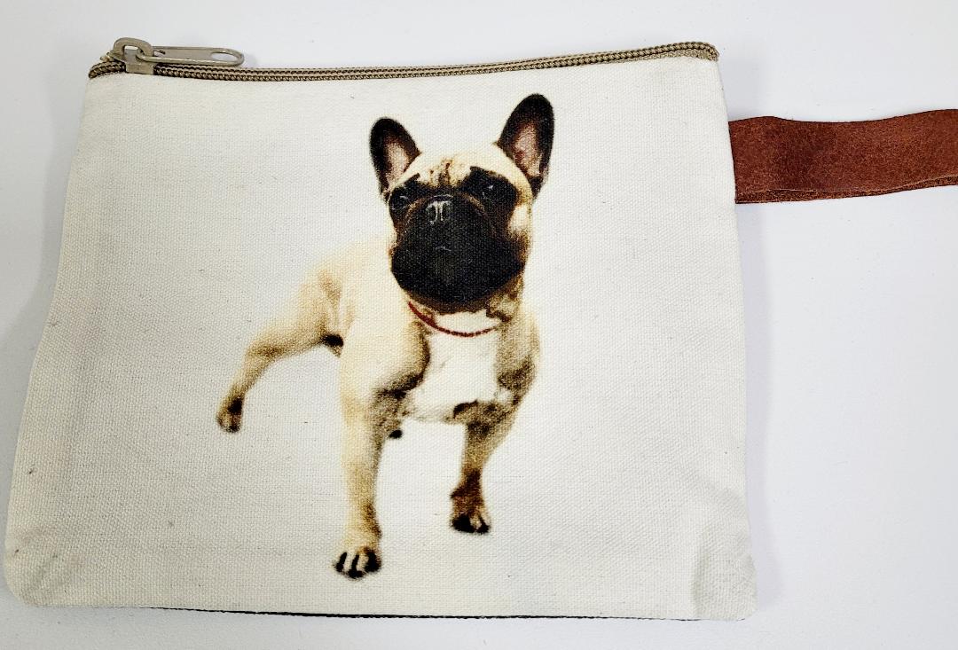 Canvas Dog Make Up Bag