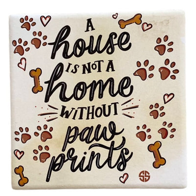 Paw Prints Dogs Coaster