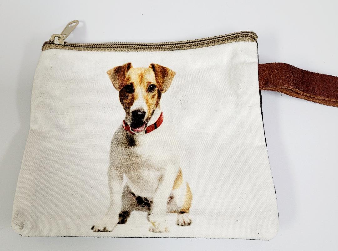 Canvas Dog Make Up Bag