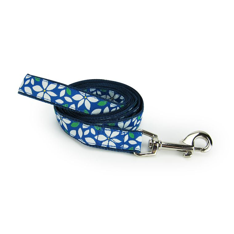 Dog Leash - Blue Floral