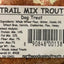 Display Crate of Trail Mix Trout