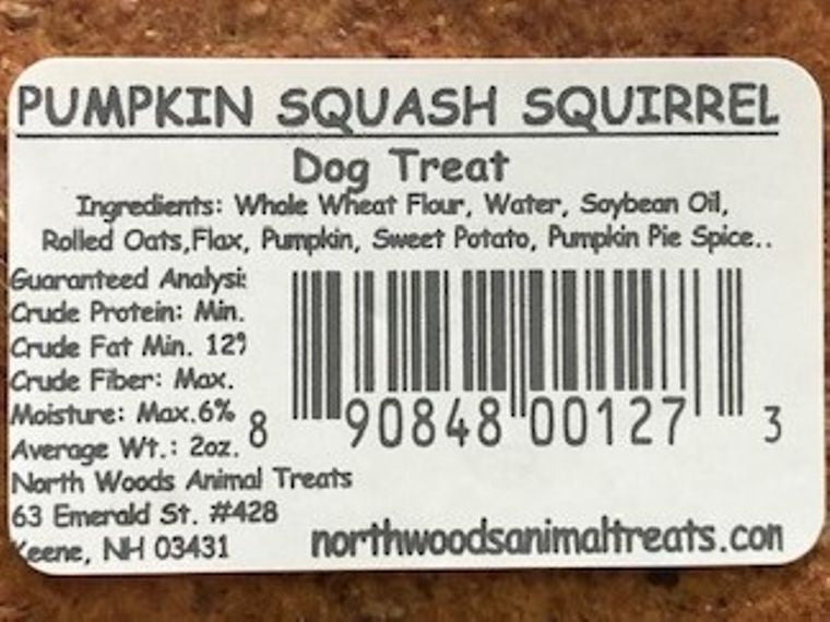 Display Crate of Pumpkin Squash Squirrels