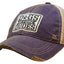 Dogs Before Dudes Distressed Trucker Cap