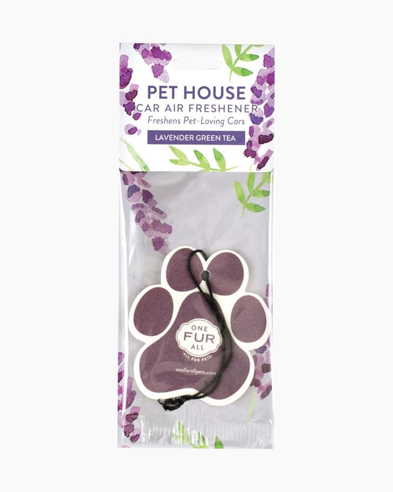 One Fur All Pet House Car Air Freshener-Lavender Green Tea