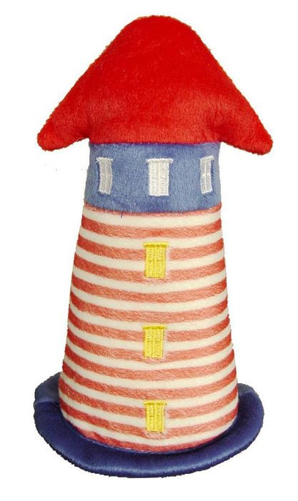 Plush Lighthouse Dog Toy