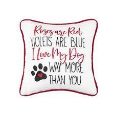 Love My Dog Pillow 10x10