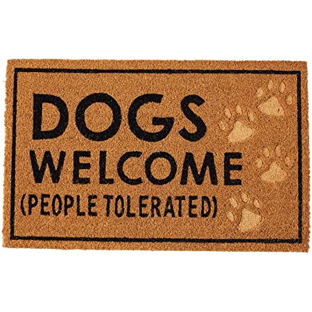 Dogs Welcome People Tolerated Welcome Mat