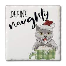 Define Naughty Cat Coaster