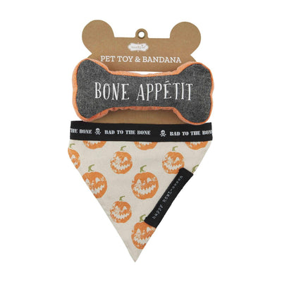 Bone Appetit Pet Toy & Dog Bandana