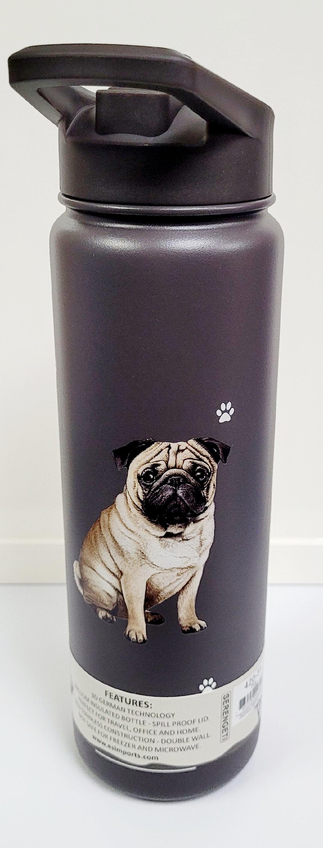 Ultimate Pet Lover Water Bottle - Pug