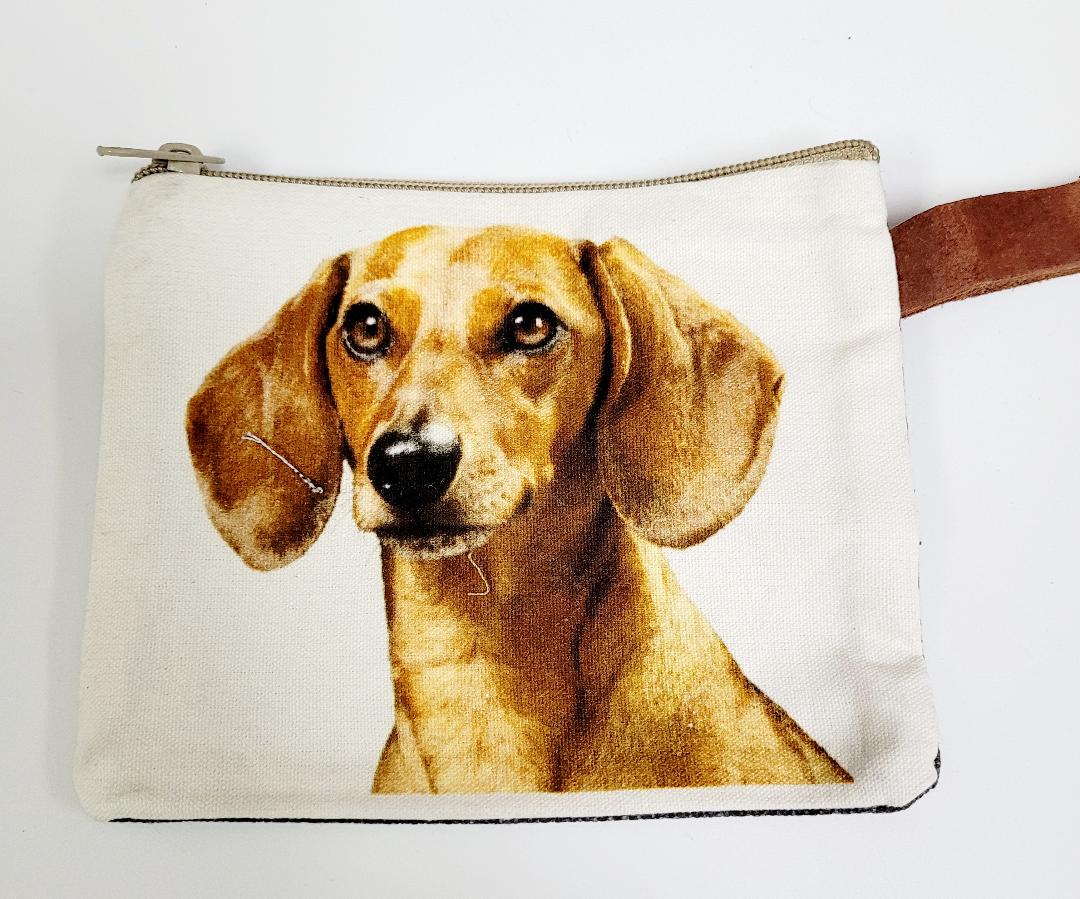 Canvas Dog Make Up Bag