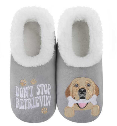 Snoozies Don't Stop Retrieving Slippers