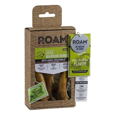 Roam Pets Little Warrior Crocodile Bone