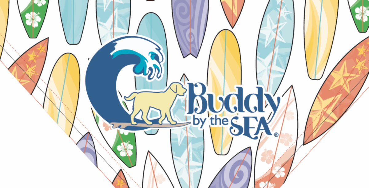 NEW! Buddy by The Sea Bandanas
