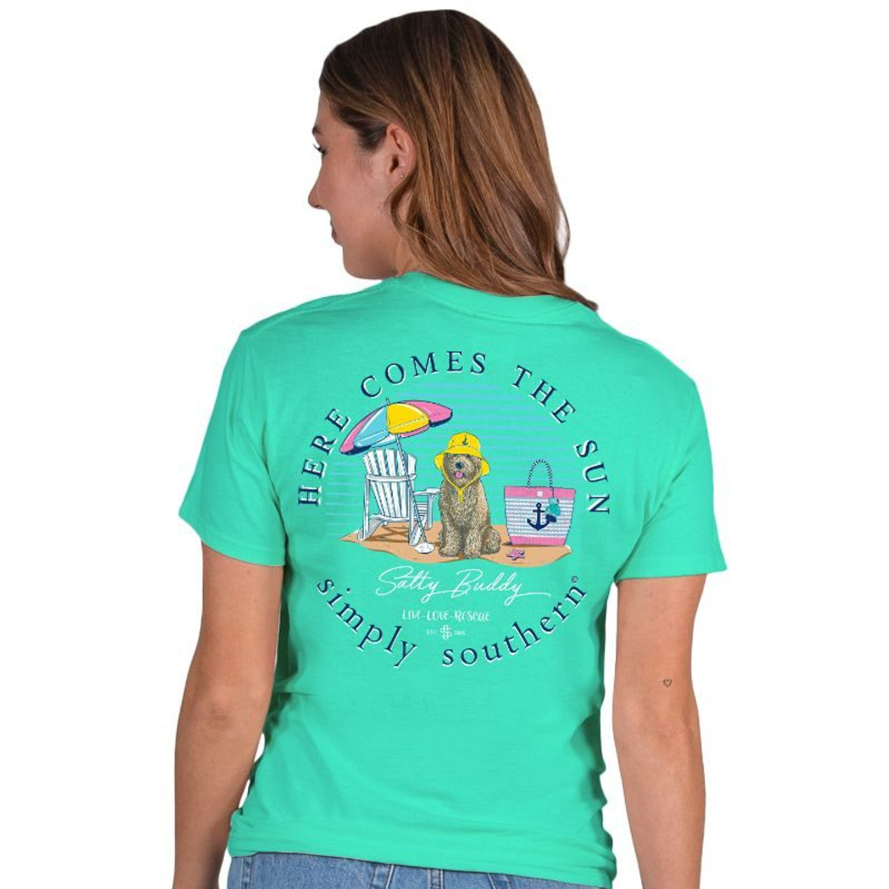 Simply Southern Here Comes The Sun Short Sleeve T-shirt