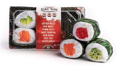 Sushi Cat Teaser Toy Attachments - 6 pack
