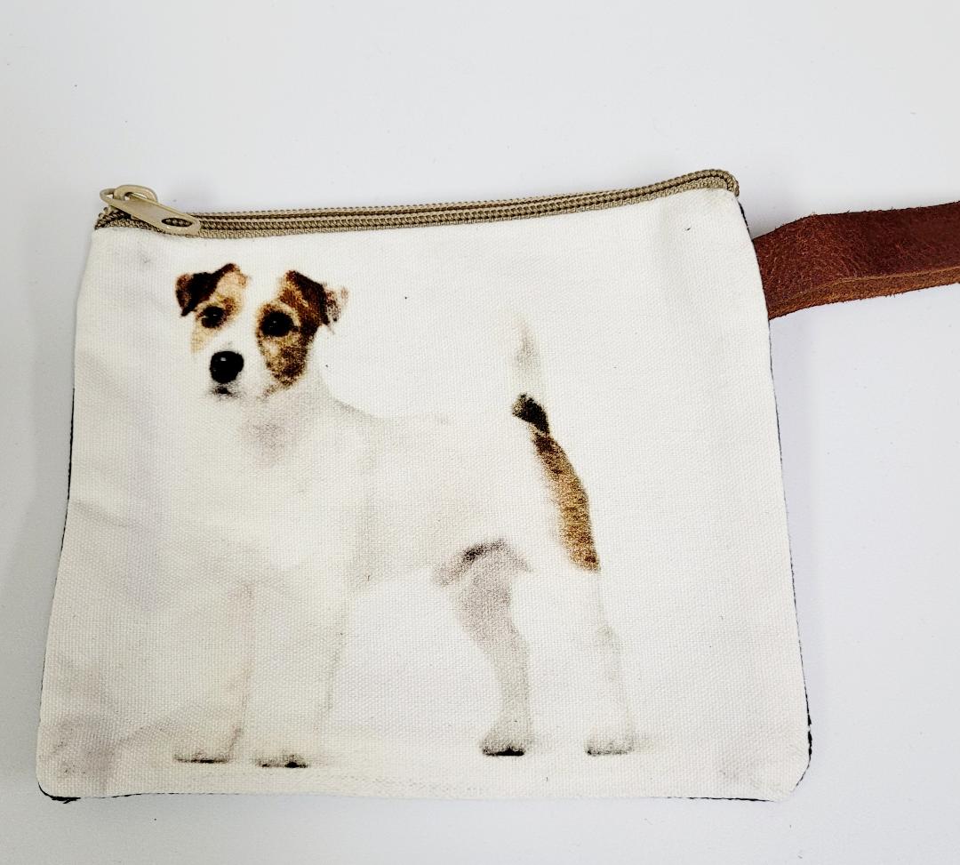 Canvas Dog Make Up Bag