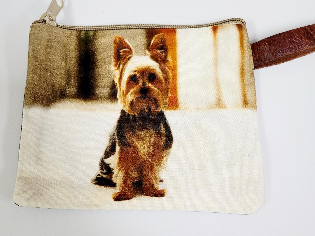 Canvas Dog Make Up Bag