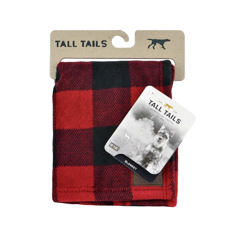 Red/Blk Hunter Plaid Blanket