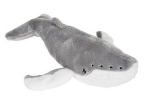 Plush Humpback Whale Dog Toy