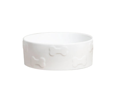 Manor White Pet Bowl - Large