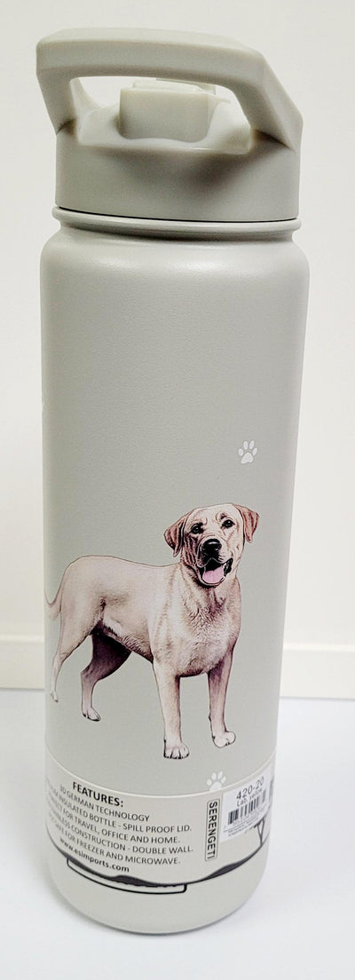 Ultimate Pet Lover Water Bottle - Labrador Yellow